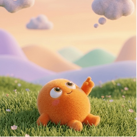 Cloud Spotting, an illustration from the Lumi app