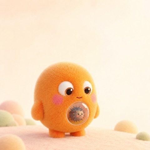 Where Does This Feeling Live?, an illustration from the Lumi app